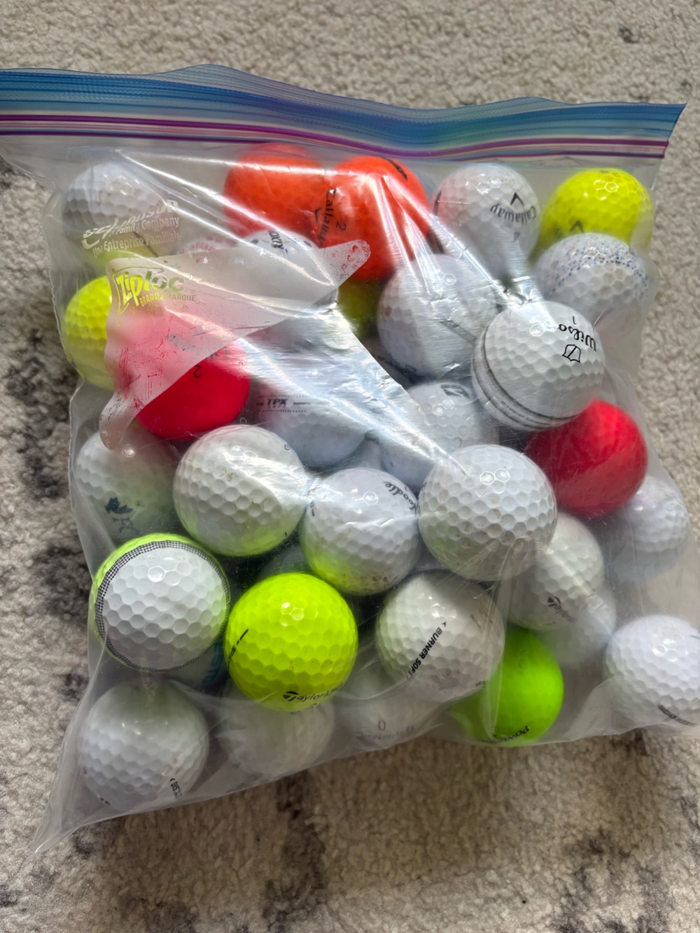45 Assorted Golf Balls